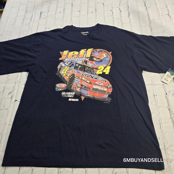 Jeff Gordon 24 NASCAR Shirt 1X Chase Authentics Dupont Race Car Hendrick Impala - Picture 5 of 9